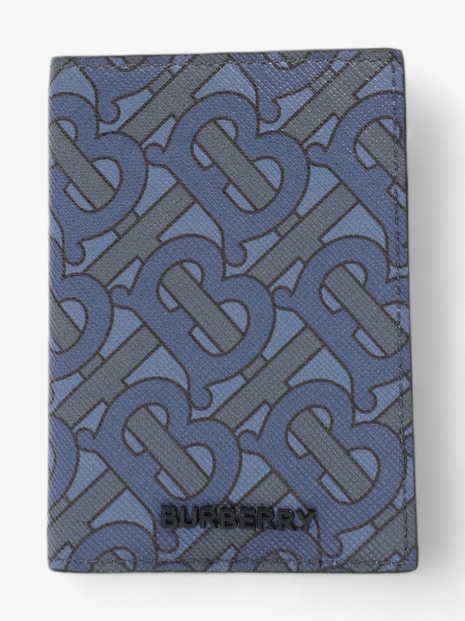 Burberry TB Monogram Bateman Navy Blue Canvas Image 1