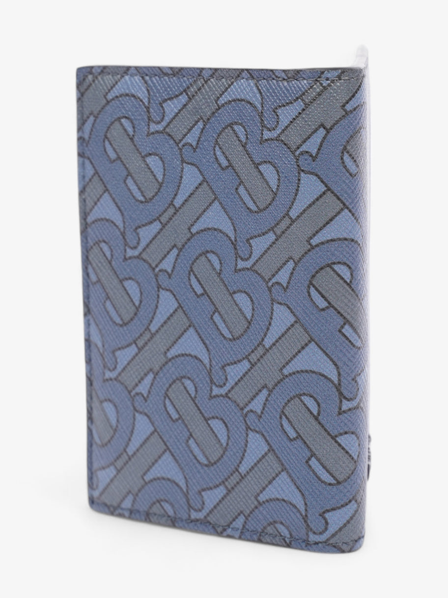 Burberry TB Monogram Bateman Navy Blue Canvas Image 3