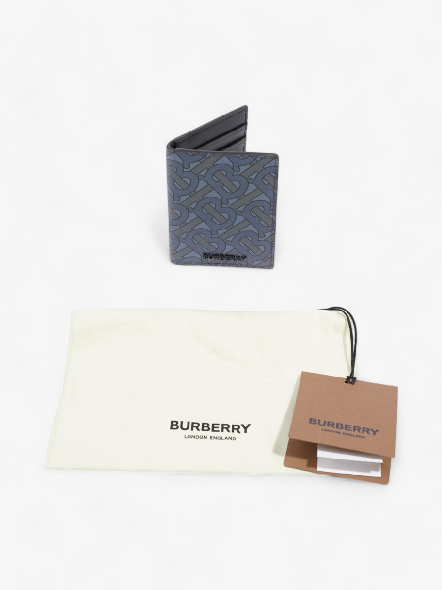 Burberry TB Monogram Bateman Navy Blue Canvas Image 6