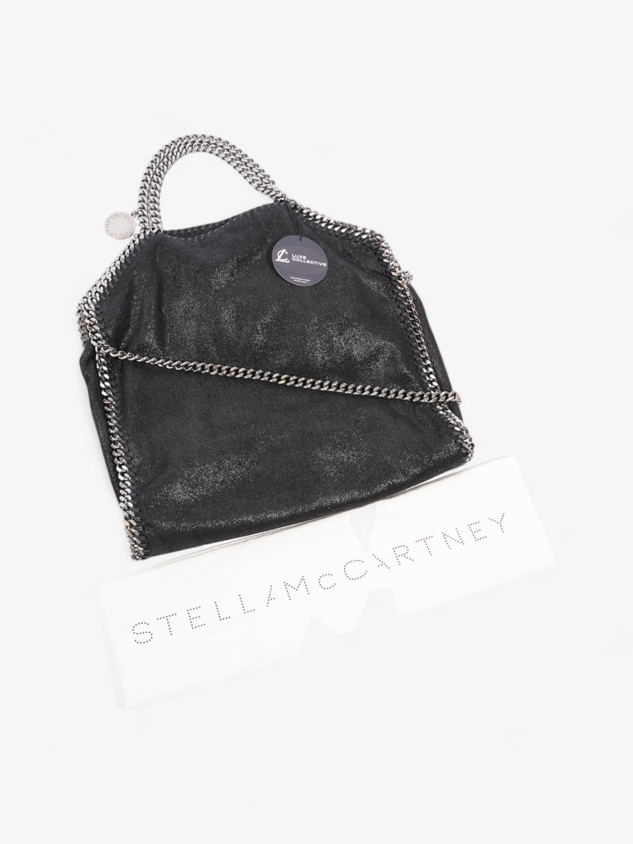 Stella McCartney Falabella Fold Over Tote Black Faux Leather Image 10