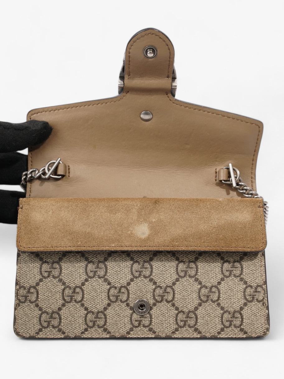 Gucci Dionysus GG Supreme / Beige Coated Canvas Super Mini Image 8