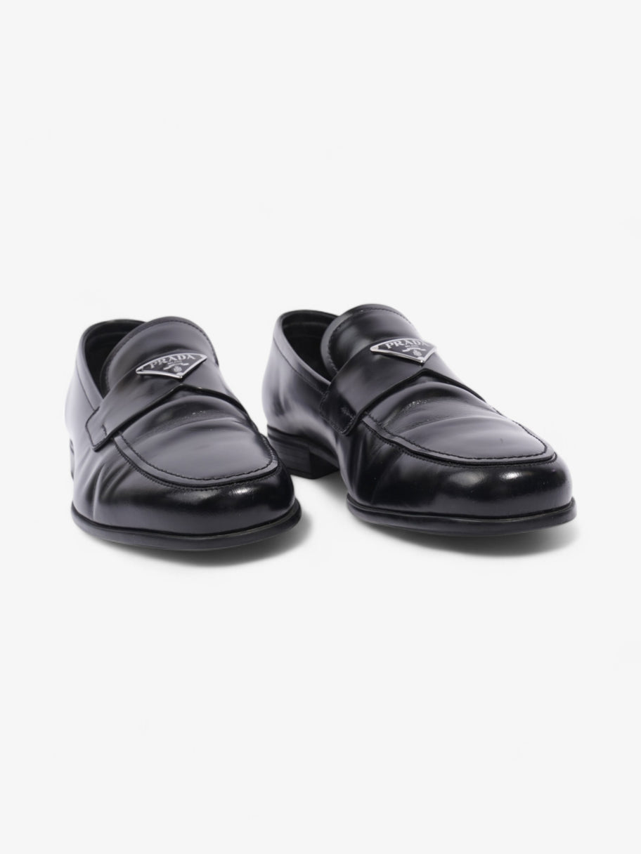 Prada Loafers Black / Silver Leather EU 40.5 UK 6.5 Image 2