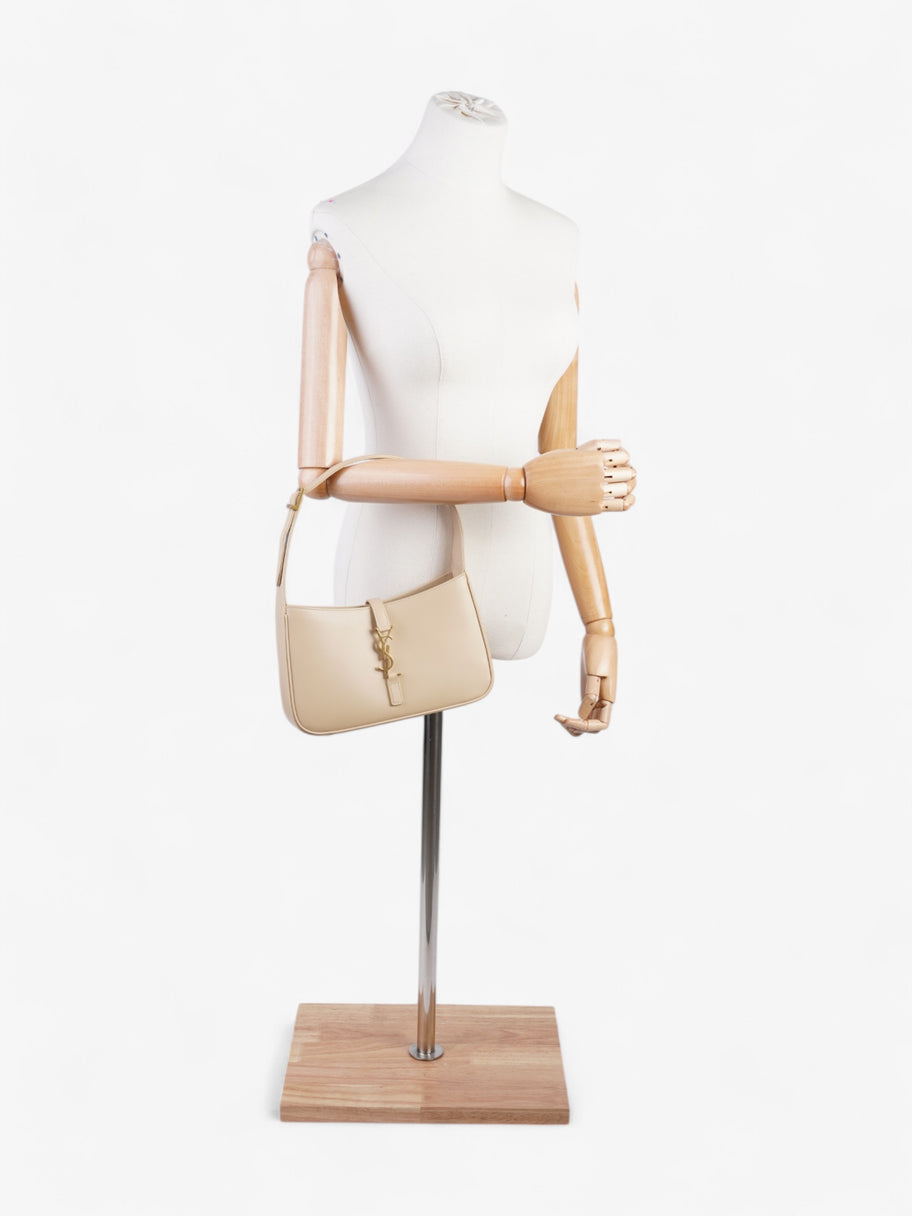 Saint Laurent Le 5 a 7 Hobo Nude Calfskin Leather Image 2