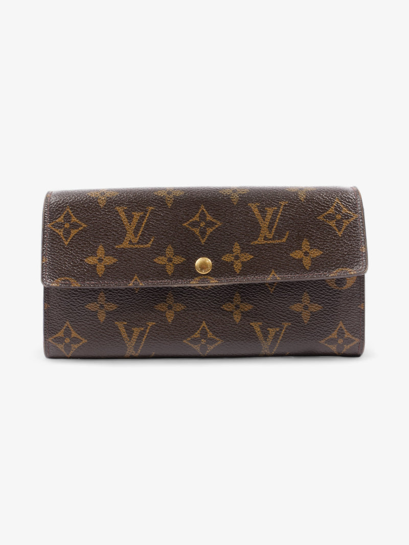  Louis Vuitton Sarah Wallet Monogram Coated Canvas