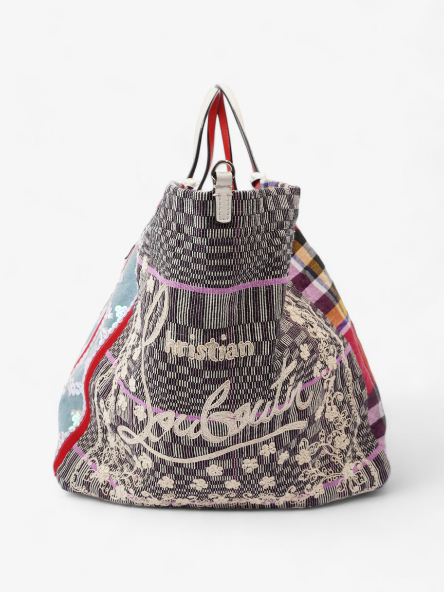 Christian Louboutin Manilacaba Tote Multicoloured Denim Luxe Collective