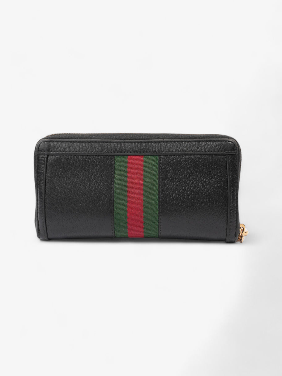 Gucci Continental Wallet Black / Red / Green Leather Image 2