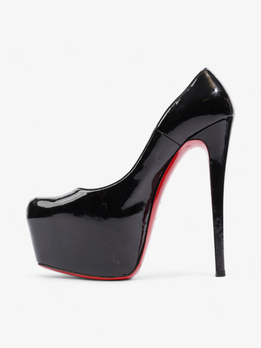 Christian Louboutin Daffodile 160mm Black Patent Leather EU 38 UK 5 Luxe Collective