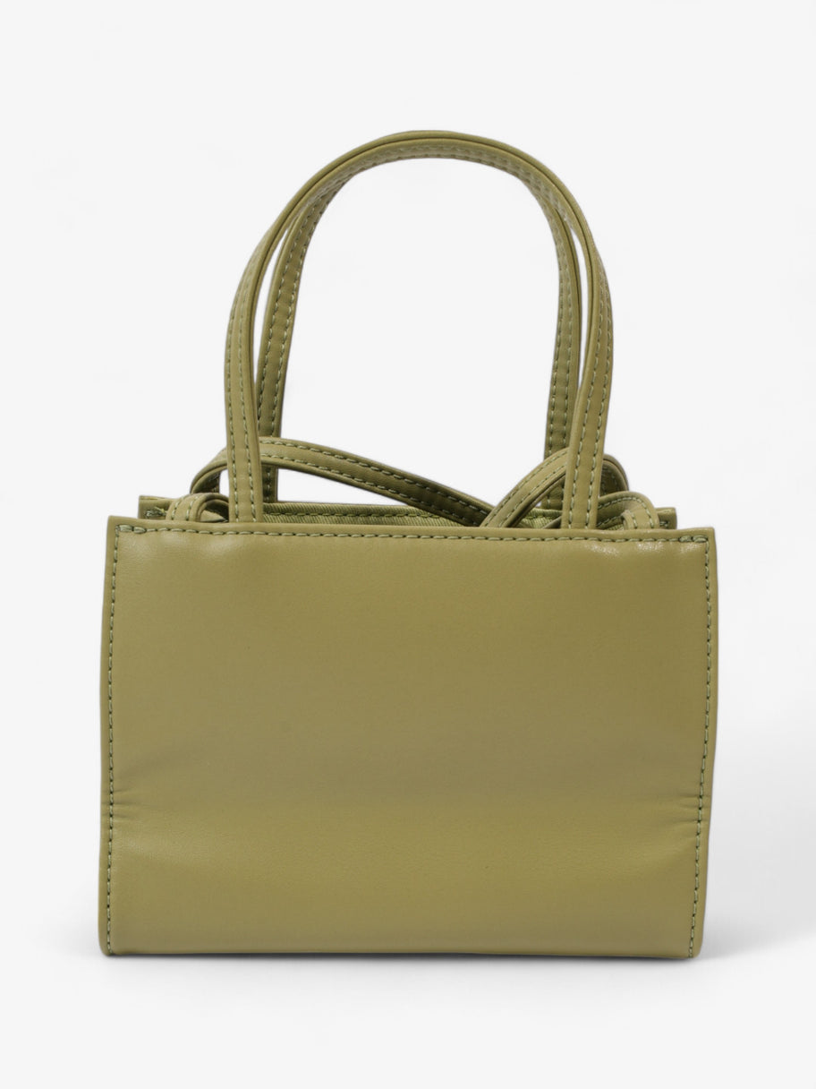 Telfar Shopping Bag Olive Green Polyurethane Small Image 4