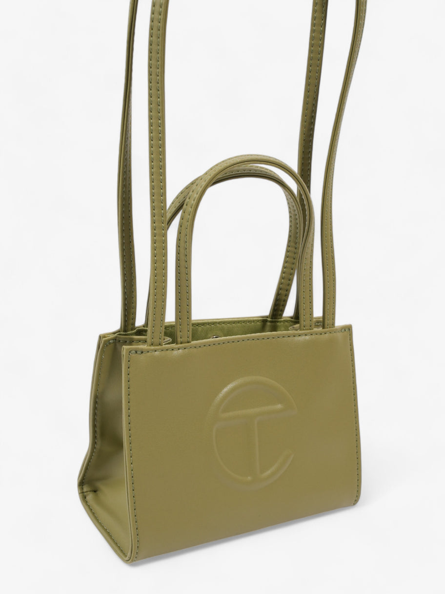 Telfar Shopping Bag Olive Green Polyurethane Small Image 7