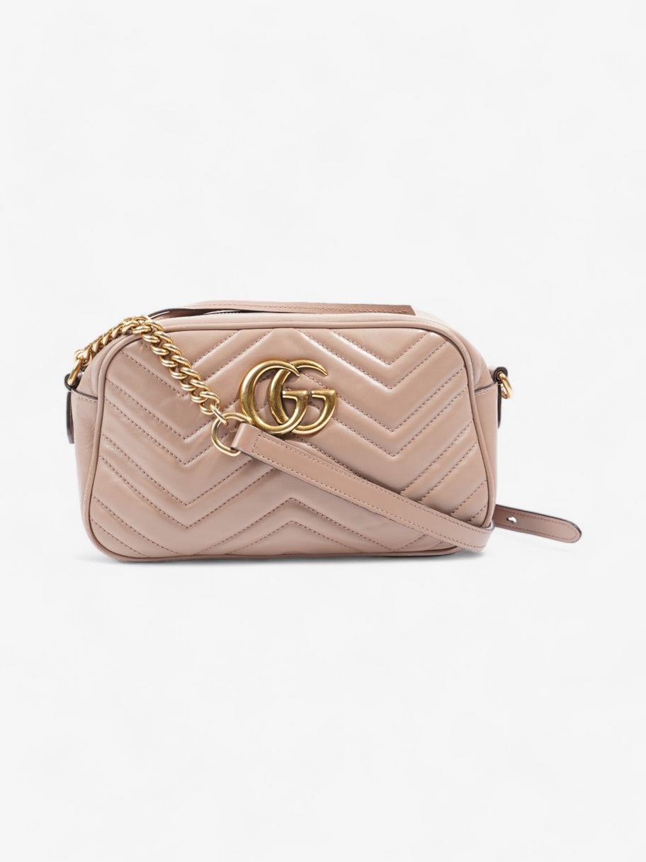 GG Marmont Dusty Pink Matelasse Leather Small Image 1