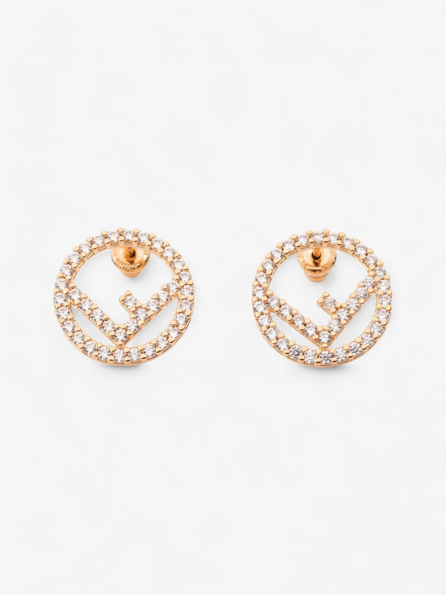 Fendi F is Fendi Earrings Gold Base Metal Image 1