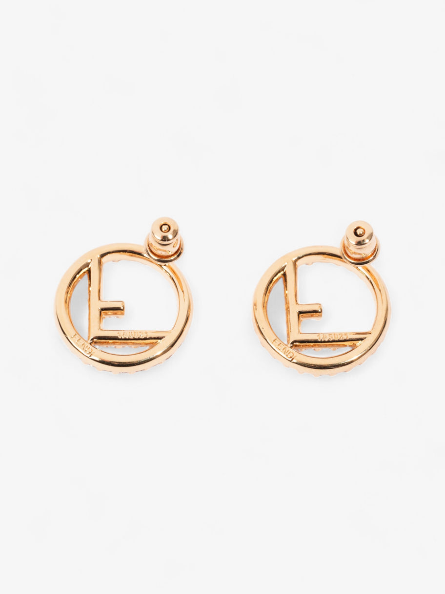 Fendi F is Fendi Earrings Gold Base Metal Image 2