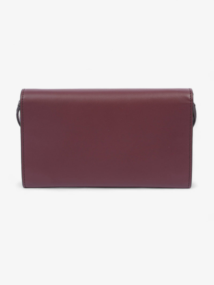 Hazelmere Wallet On Strap Mahogany Red Leather Image 5