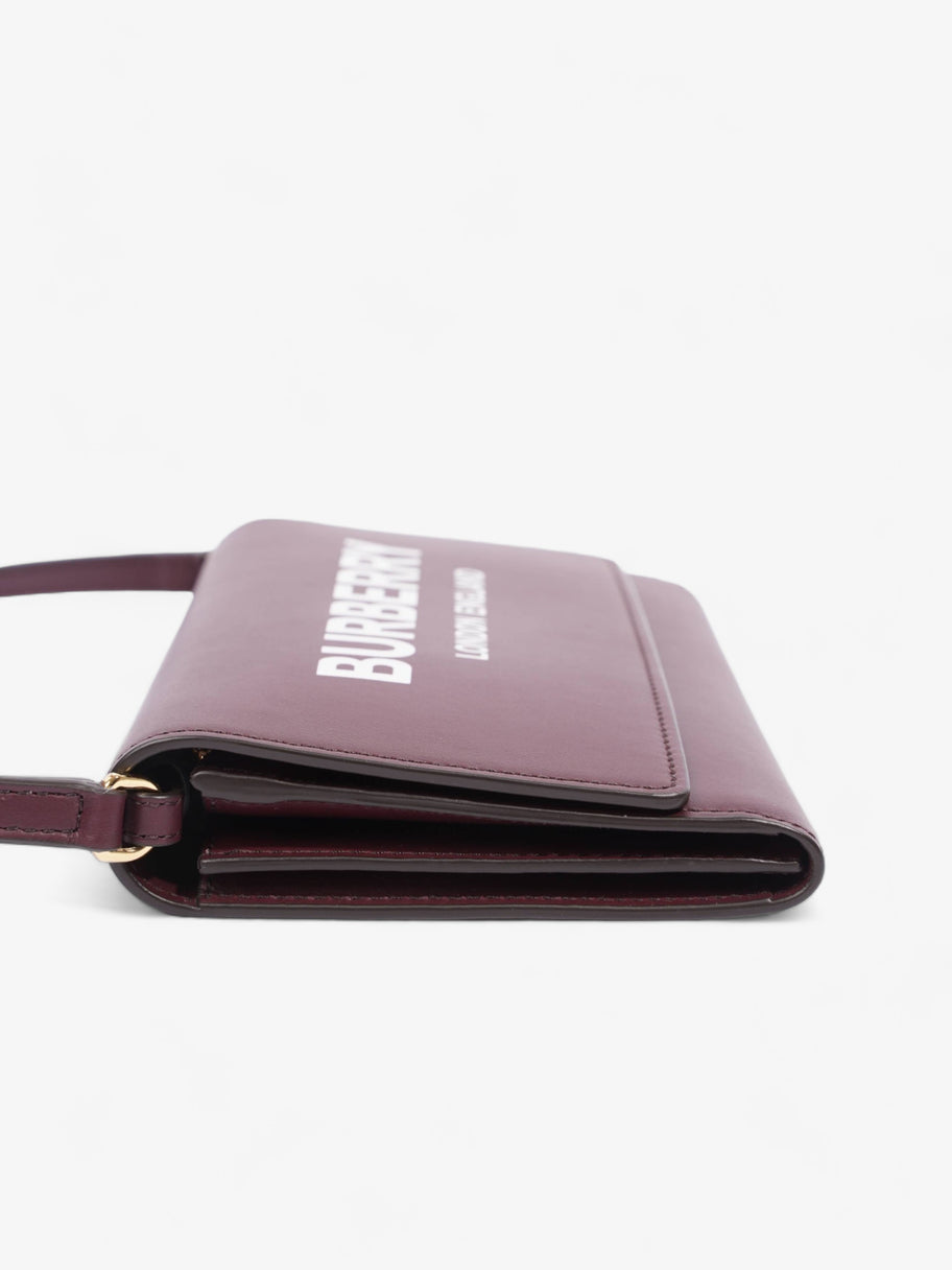 Hazelmere Wallet On Strap Mahogany Red Leather Image 6