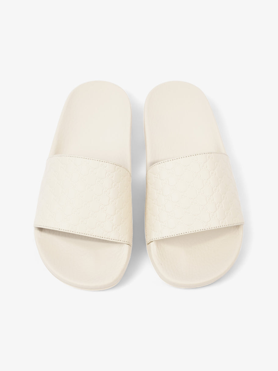 Gucci Microguccissima Slide Ivory Rubber EU 37 UK 4 Image 8