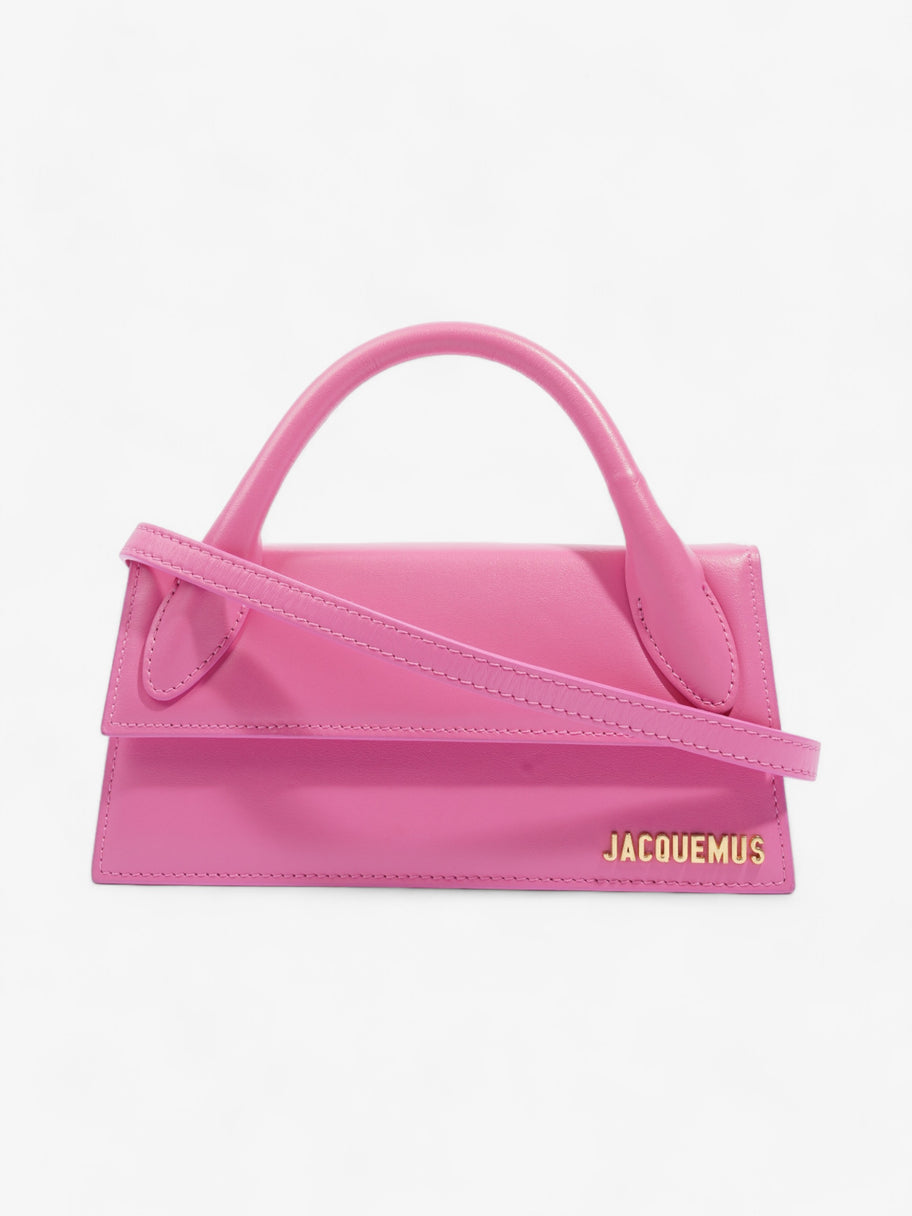 Jacquemus Le Chiquito Long Pink Leather Image 1