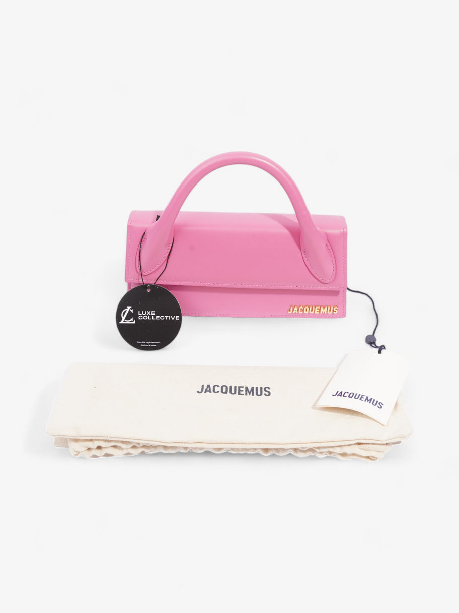 Jacquemus Le Chiquito Long Pink Leather Image 9