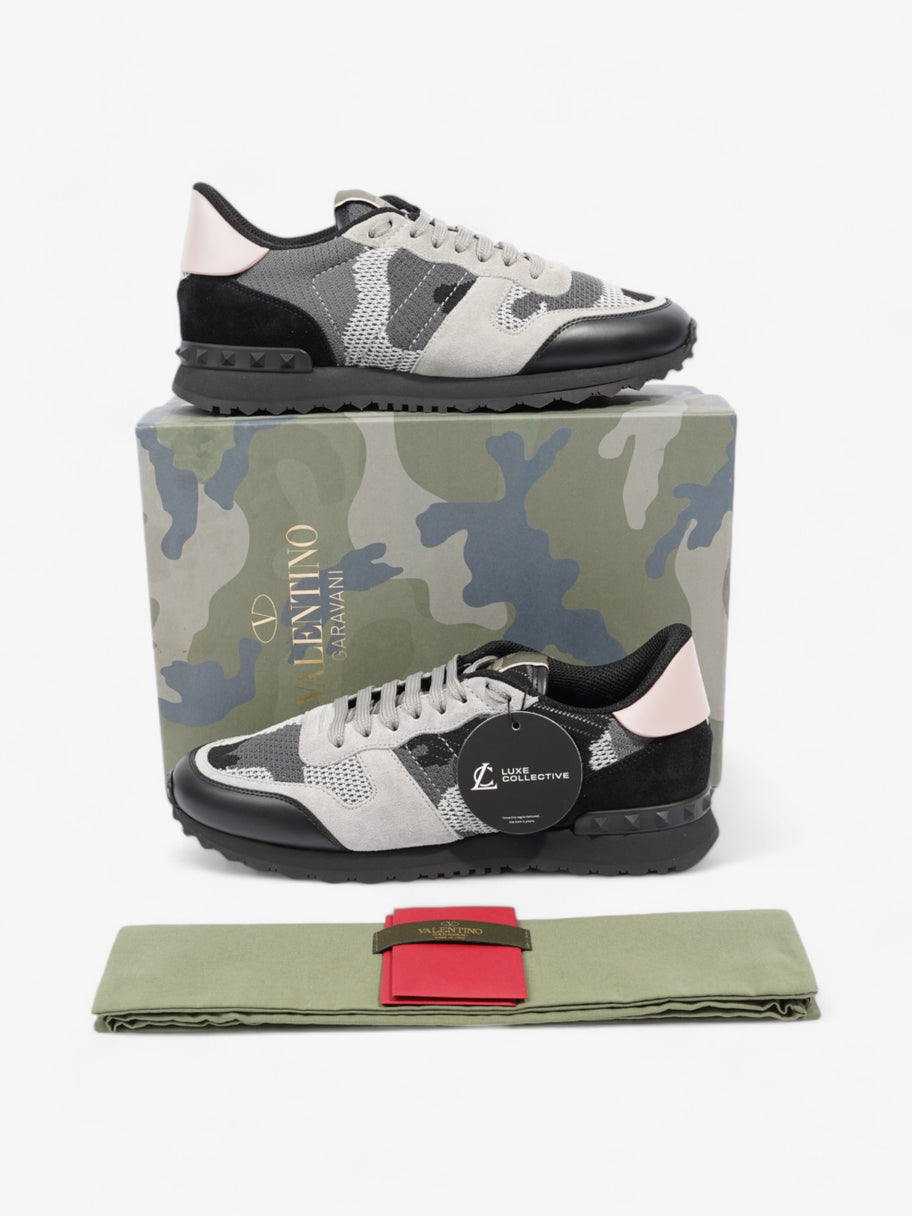 Valentino Rockstud Runners Grey / Rose / Black Mesh EU 39.5 UK 6.5 Image 10