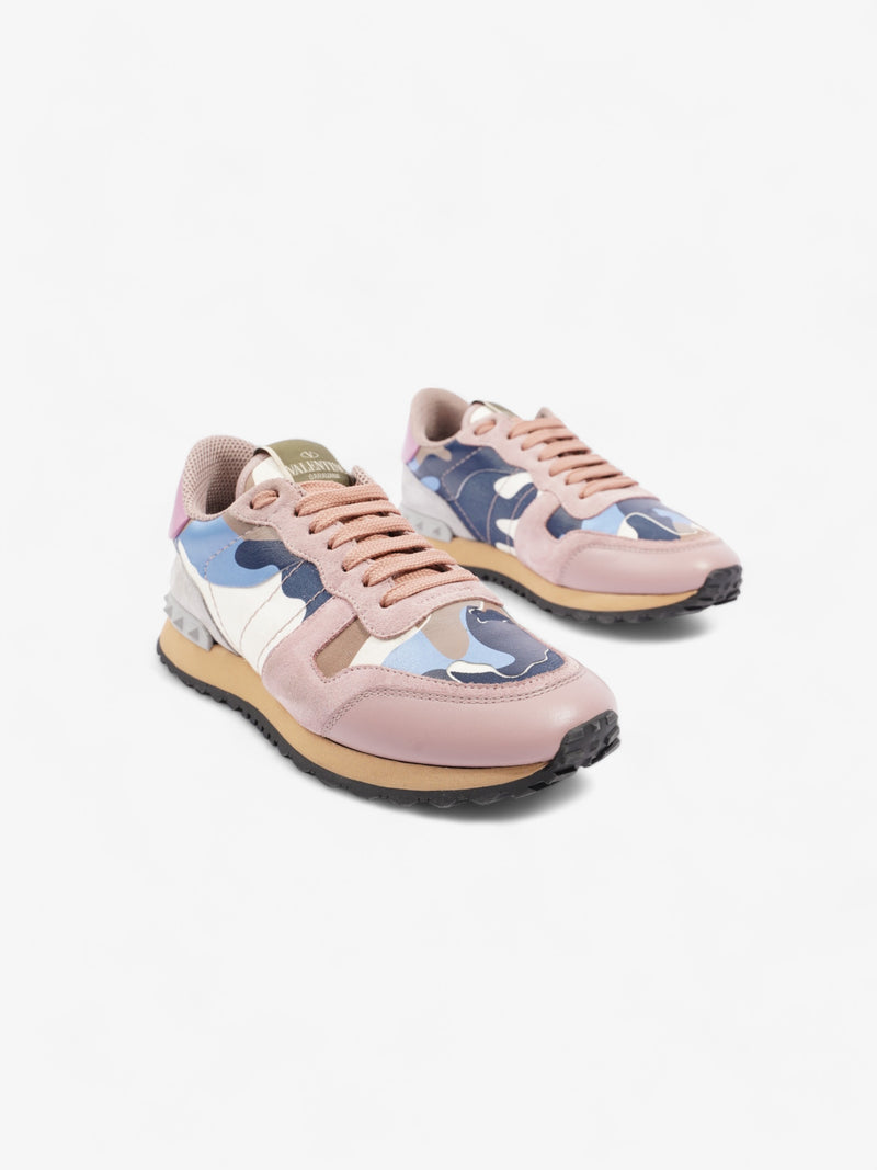  Rockrunner Sneakers Pink / Navy / White Suede EU 36.5 UK 3.5