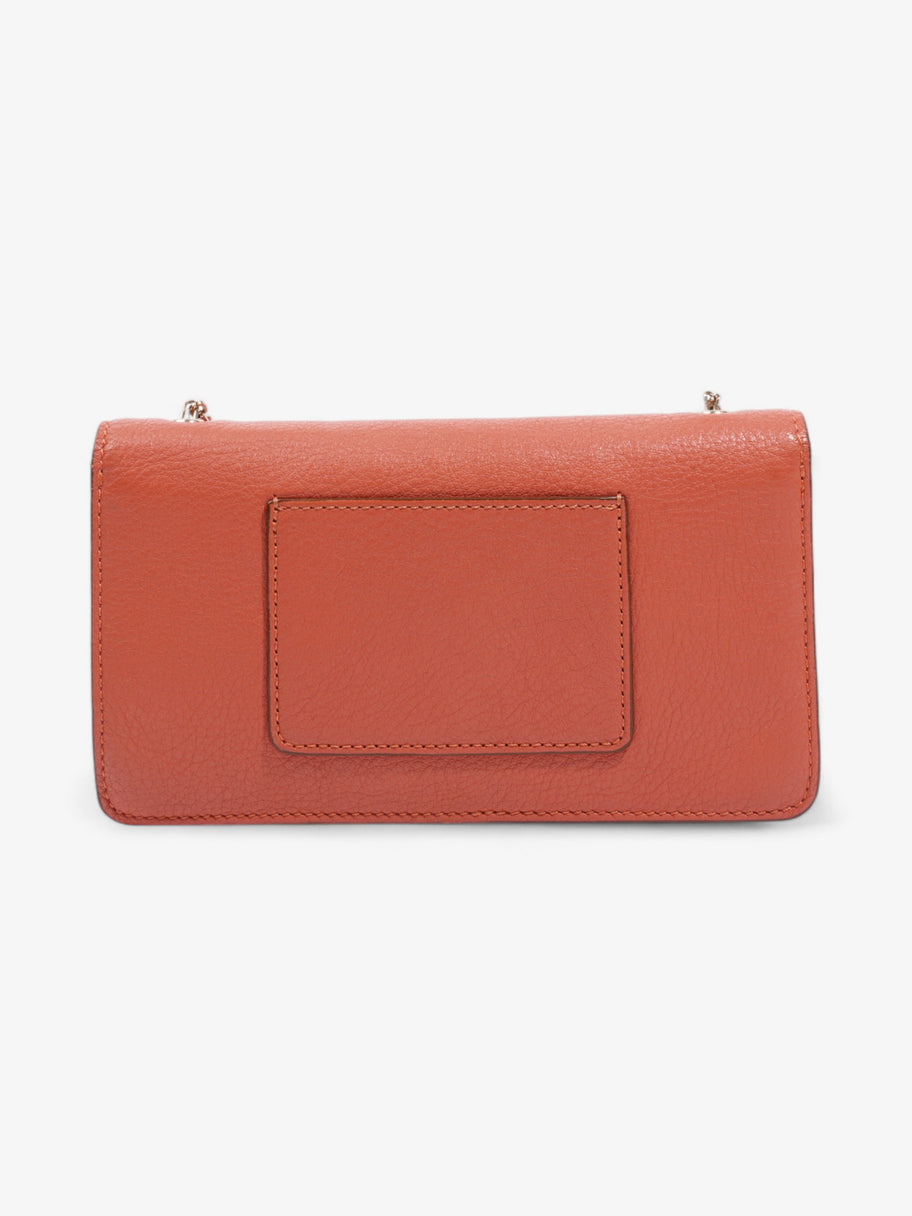 Mulberry Bayswater Clutch Wallet Burnt Orange Grained Leather Image 4