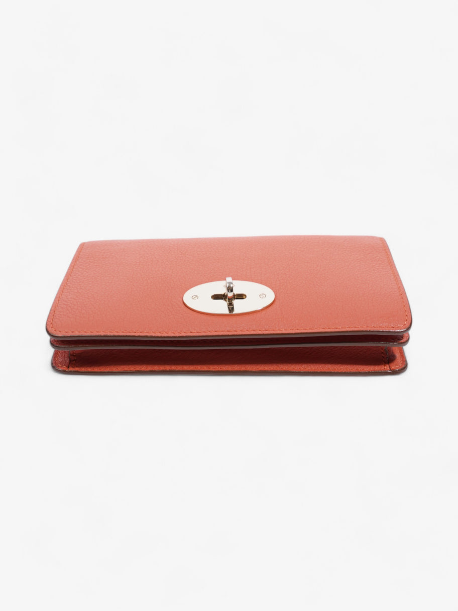 Mulberry Bayswater Clutch Wallet Burnt Orange Grained Leather Image 6