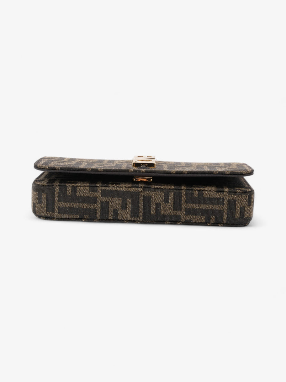 Fendi Fendigraphy Wallet on Chain Tobacco / Brown Fabric Image 7