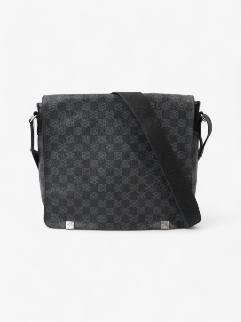  Louis Vuitton District Messenger Bag Damier Graphite Coated Canvas