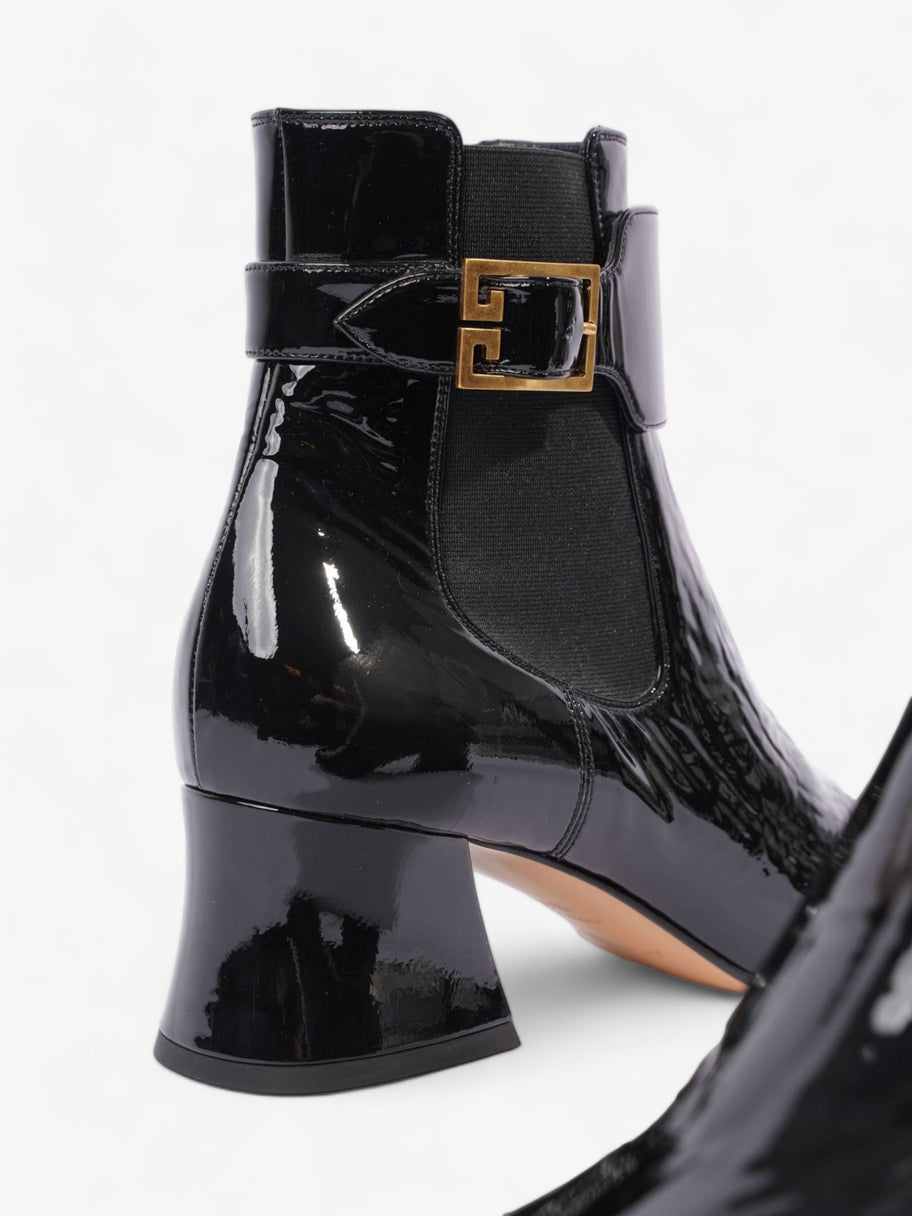 Givenchy Paris Ankle Boot Black Patent Leather EU 38.5 UK 5.5 Image 9