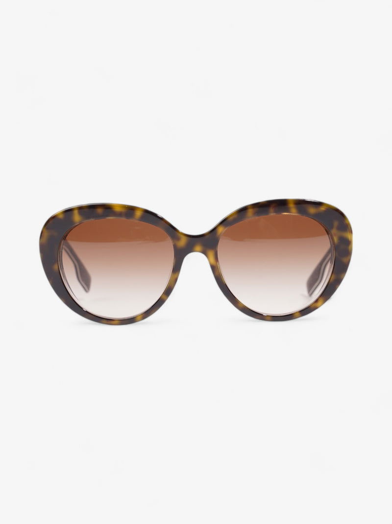  Burberry Tortoise Shell Sunglasses Dark Havana / Brown Acetate 140mm