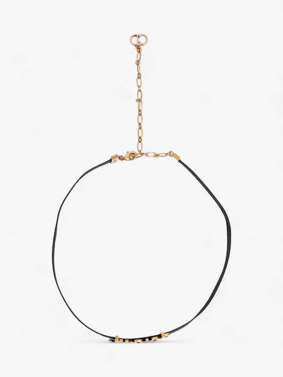 Christian Dior J'Adior Choker Black / Gold Cotton Image 2