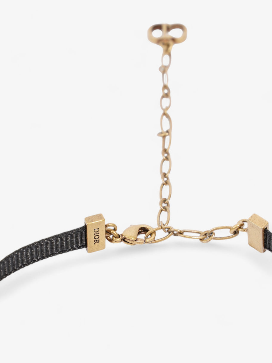 Christian Dior J'Adior Choker Black / Gold Cotton Image 3