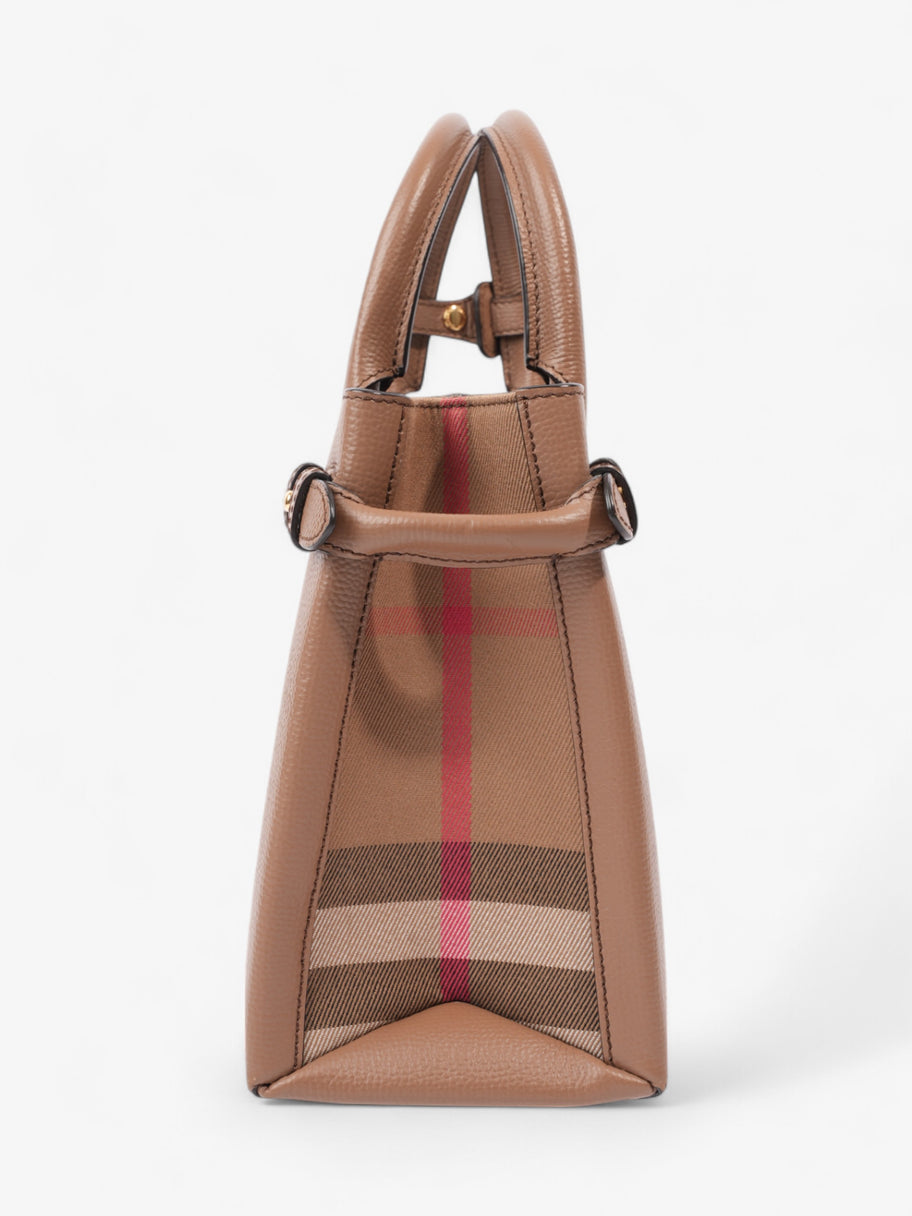 Burberry Banner Bag Brown / Nova Check Leather Image 3