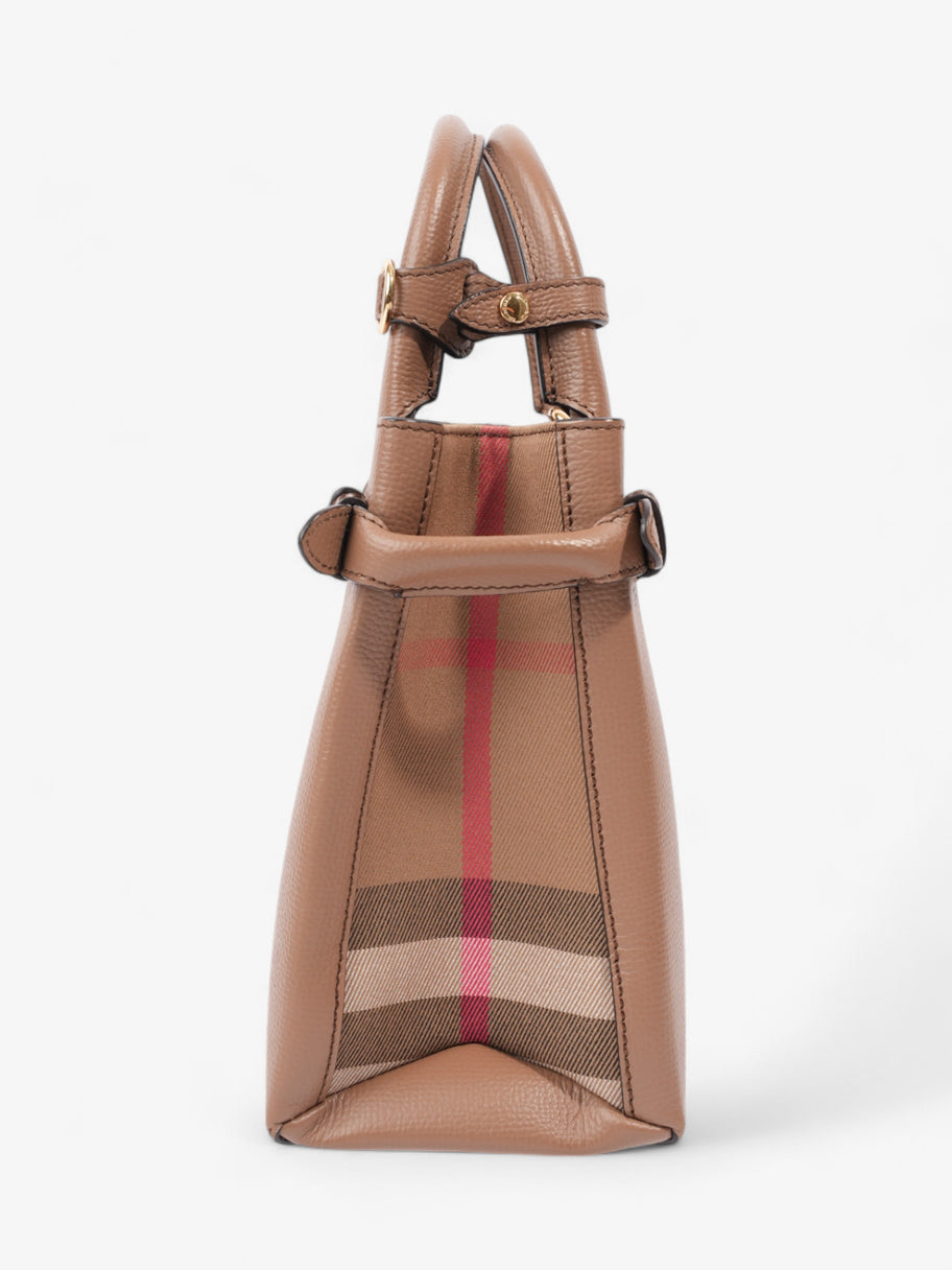 Burberry Banner Bag Brown / Nova Check Leather Image 5