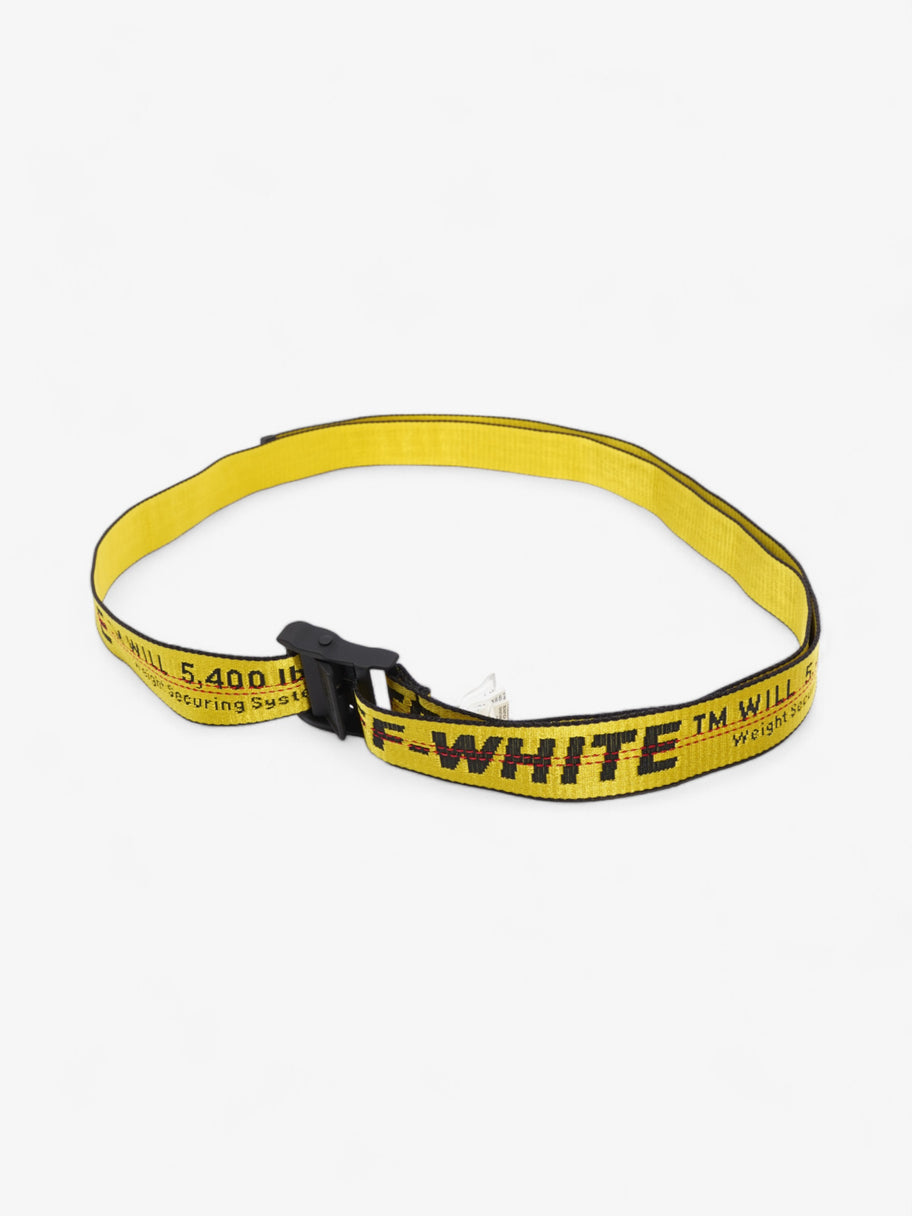 Off White Industrial Belt Yellow / Black Polyamide Image 3