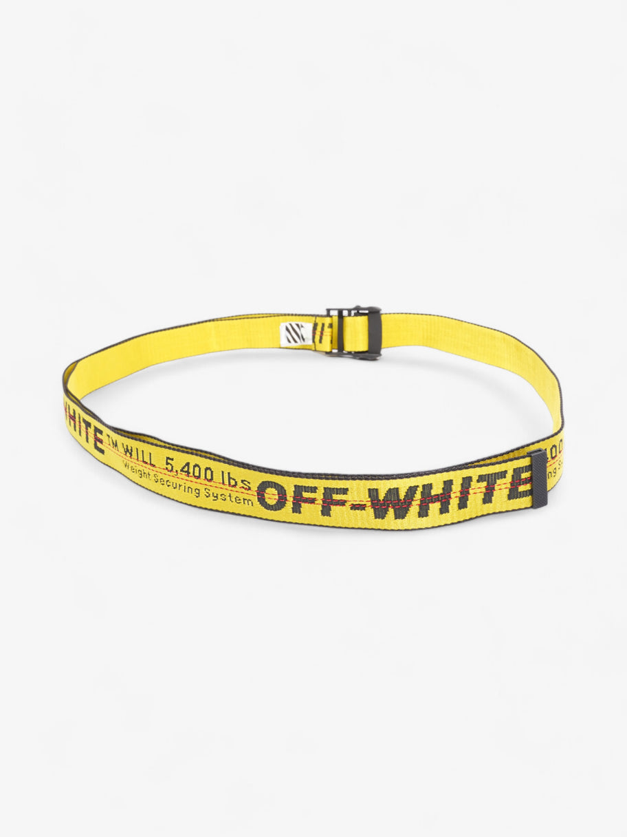 Off White Industrial Belt Yellow / Black Polyamide Image 4