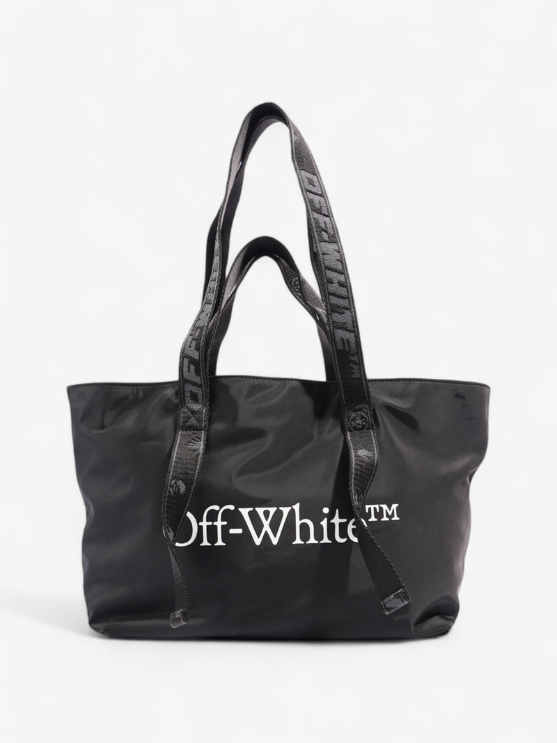  Off White Commercial Tote Black / White Polyester Small