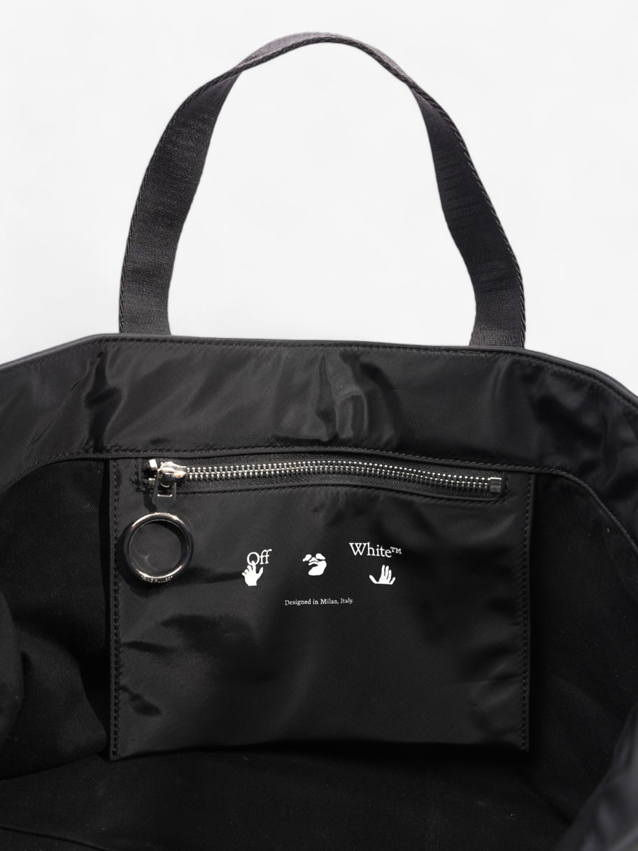 Off White Commercial Tote Black / White Polyester Small Image 9