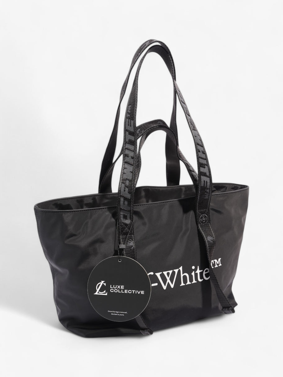 Off White Commercial Tote Black / White Polyester Small Image 10