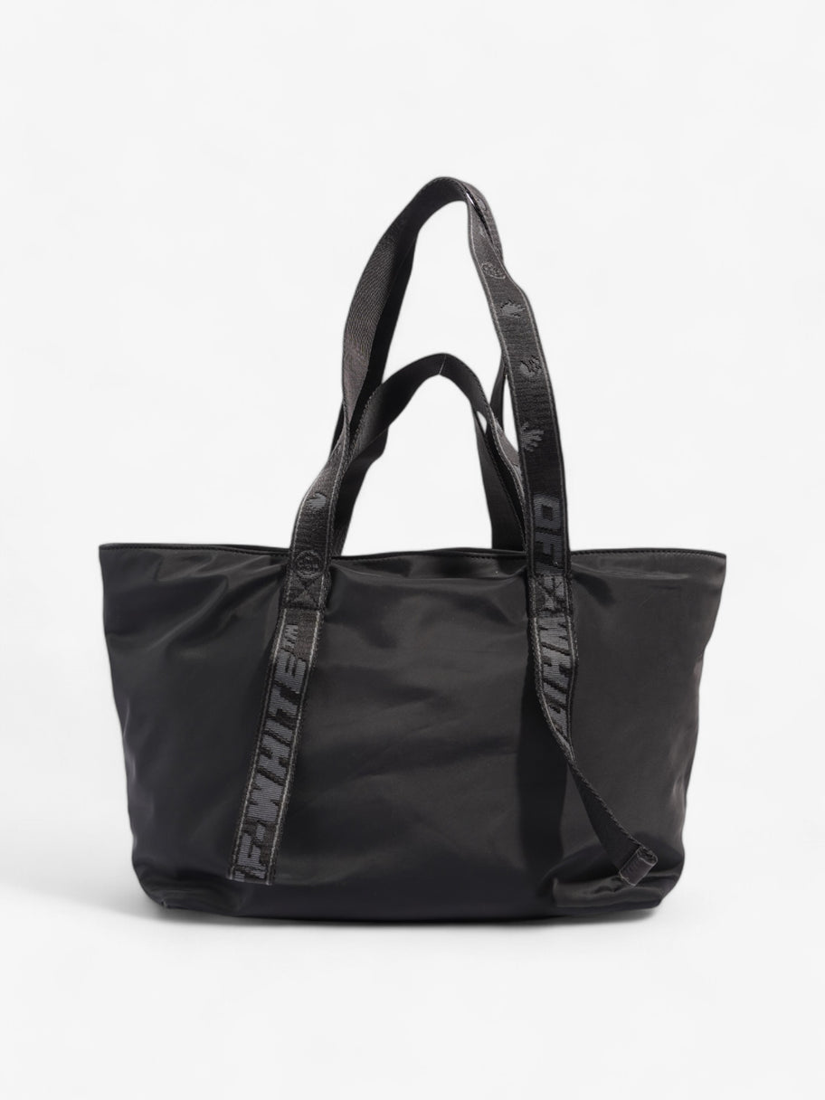 Off White Commercial Tote Black / White Polyester Small Image 4