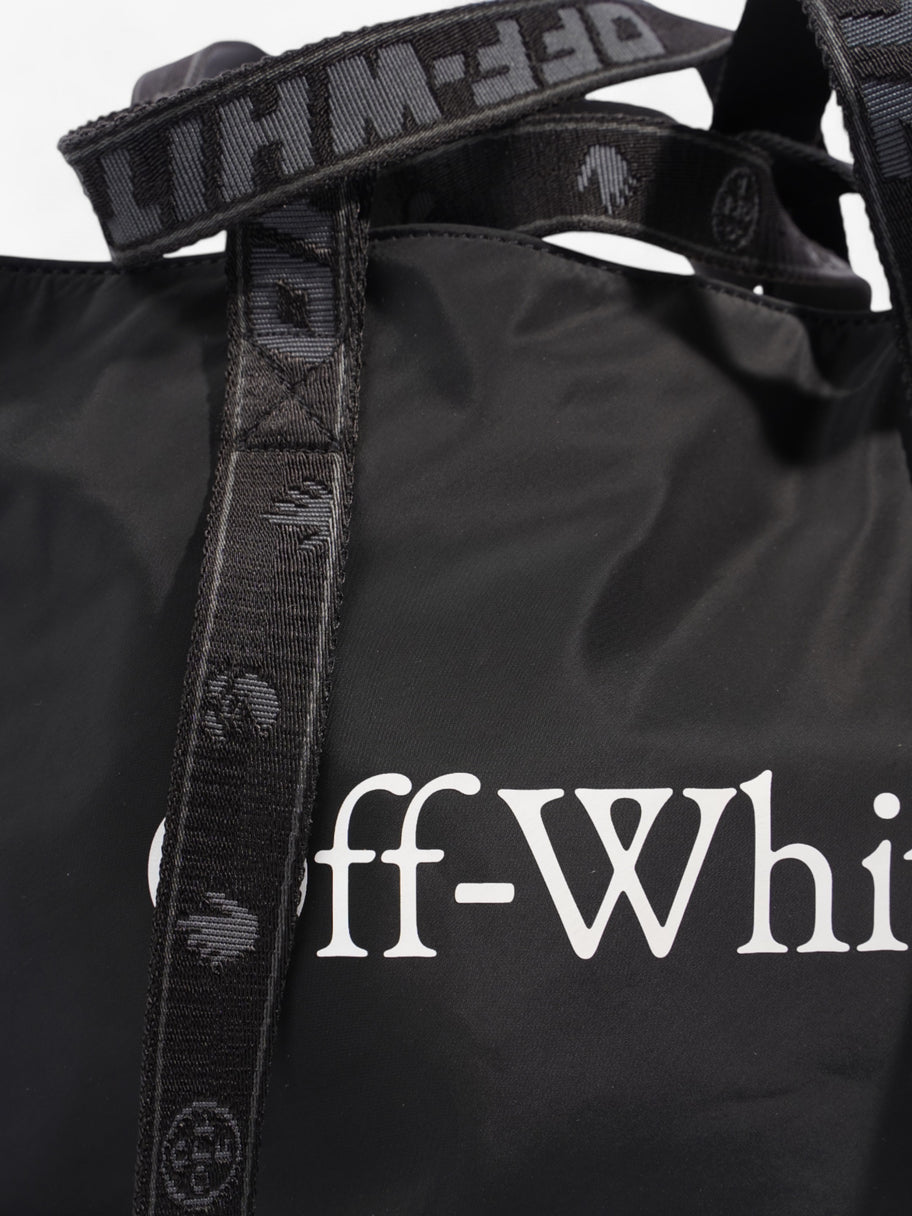 Off White Commercial Tote Black / White Polyester Small Image 7