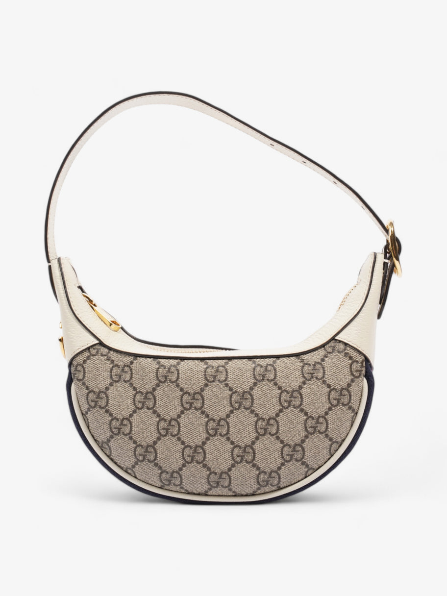 Gucci Ophidia GG Mini Bag Supreme / White Coated Canvas Image 1