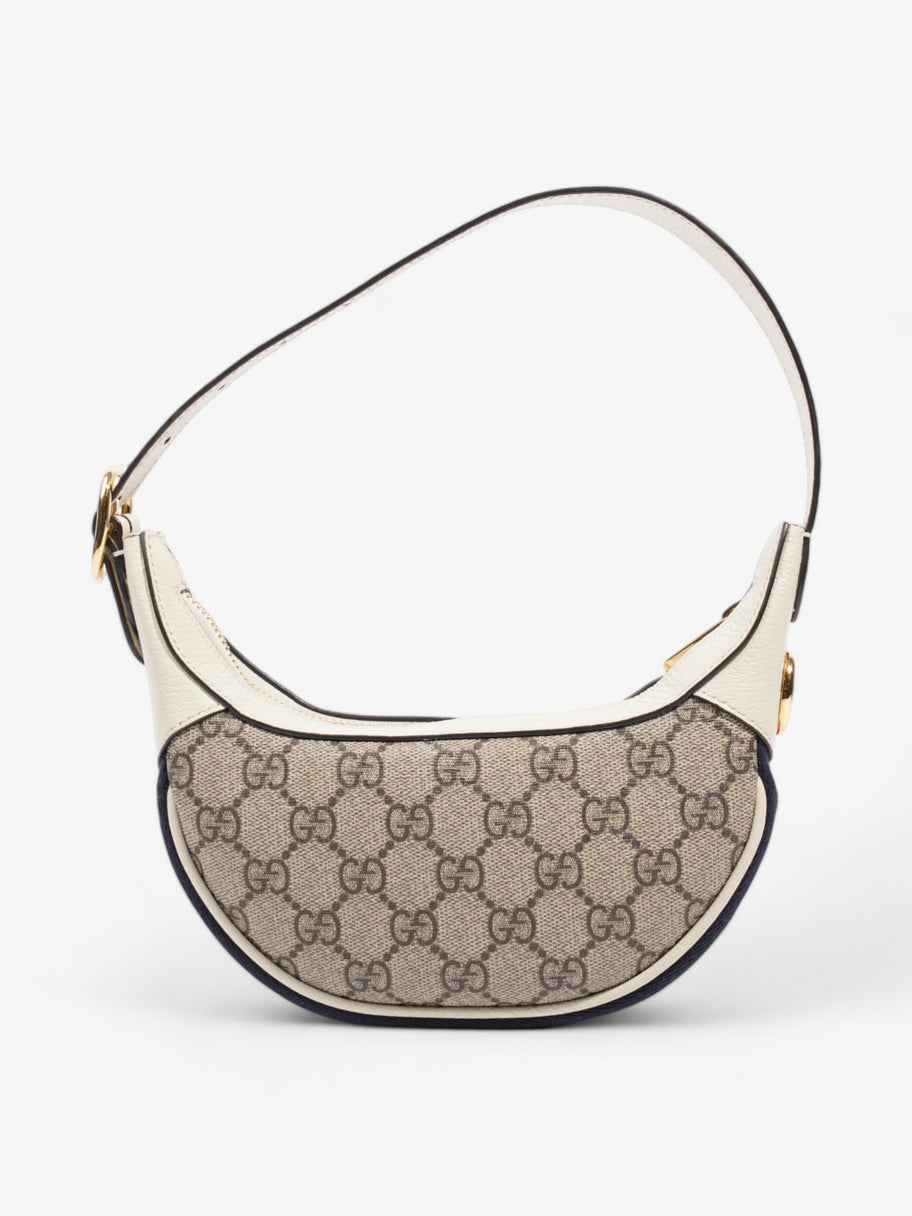 Gucci Ophidia GG Mini Bag Supreme White Coated Canvas Luxe Collective