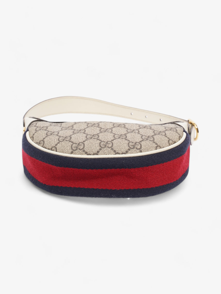 Gucci Ophidia GG Mini Bag Supreme / White Coated Canvas Image 6