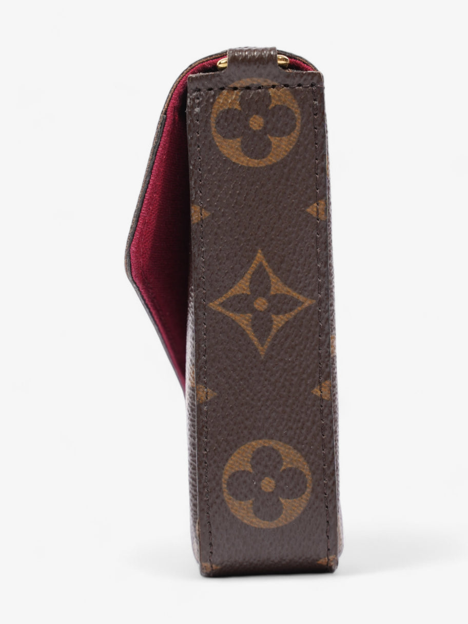 Louis Vuitton Felicie Pochette Monogram Coated Canvas Image 3