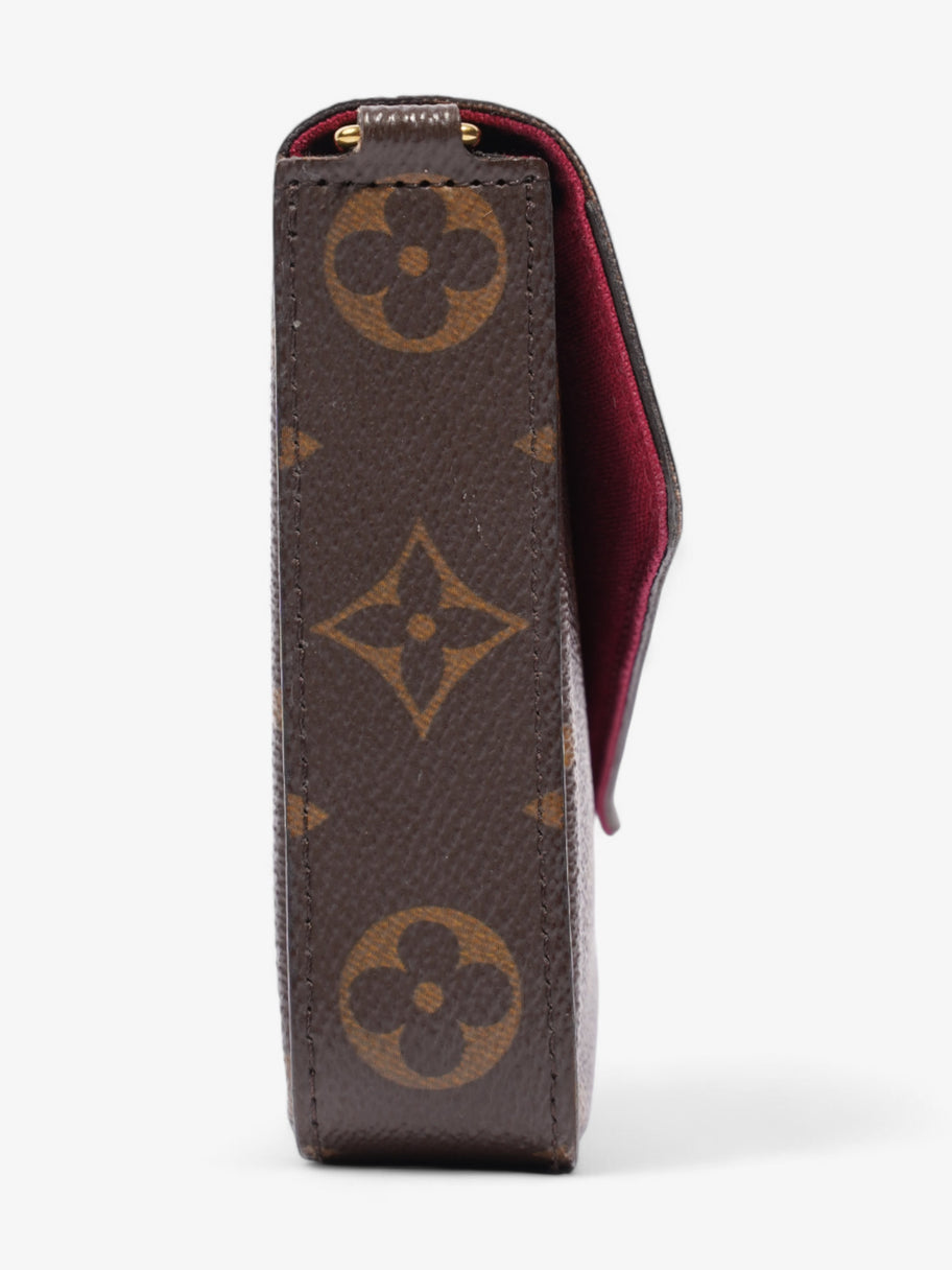 Louis Vuitton Felicie Pochette Monogram Coated Canvas Image 5