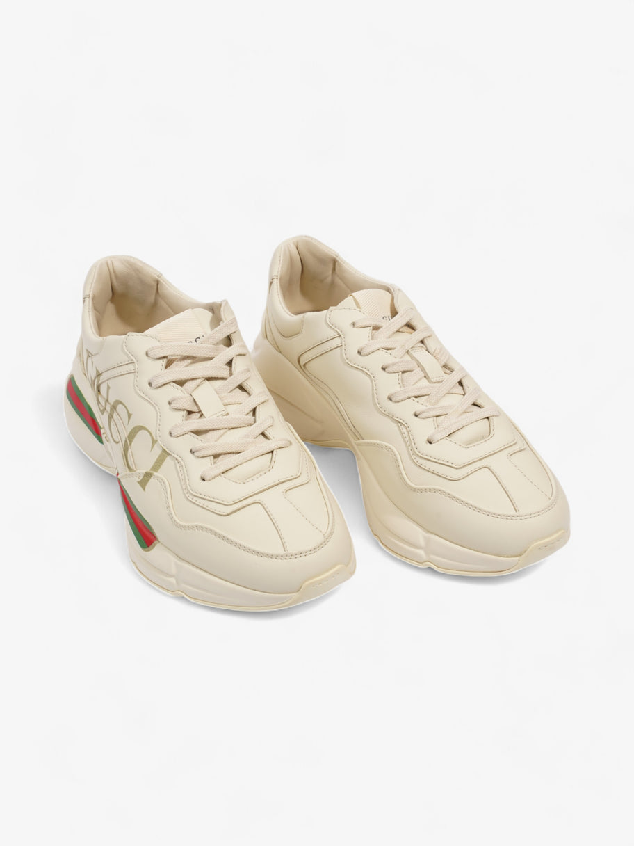 Gucci Rhyton Ivory / Red / Green Leather EU 38.5 UK 5.5 Image 8