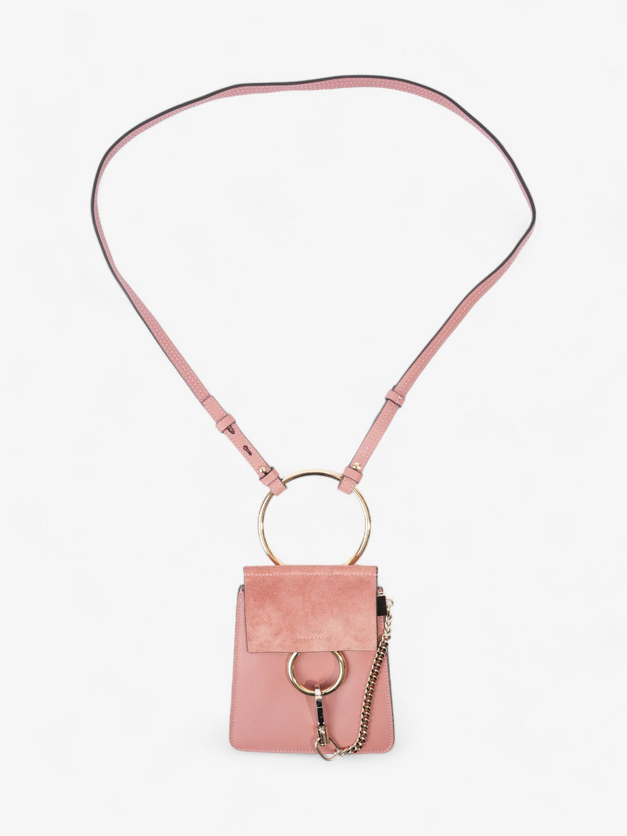 Chloe Faye Bracelet Bag Dusty Pink Leather Mini Image 3