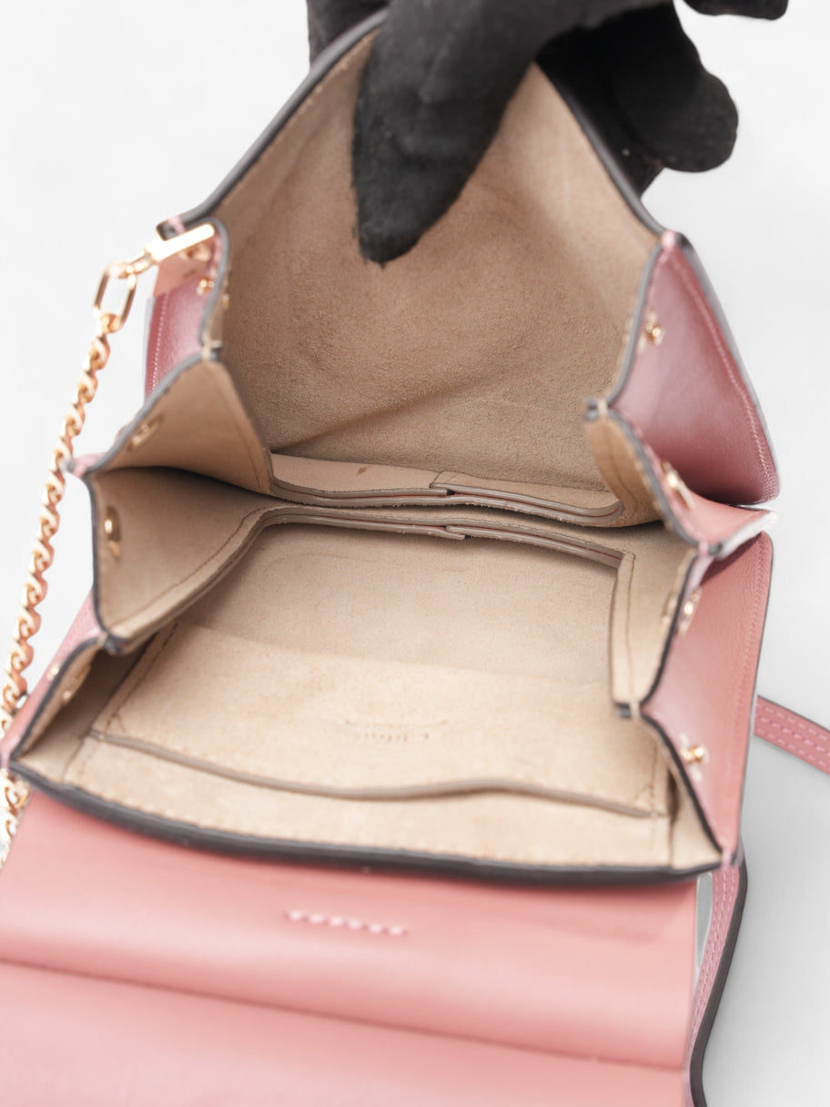 Chloe Faye Bracelet Bag Dusty Pink Leather Mini Image 9