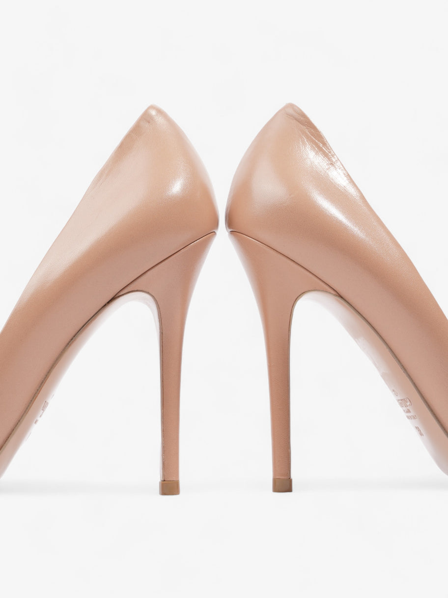 Valentino Rockstud Alcove Heels 110 Nude / White Leather EU 38 UK 5 Image 9