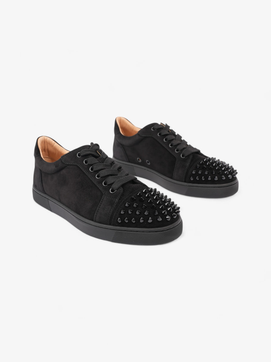 Louboutin sneakers black suede hotsell